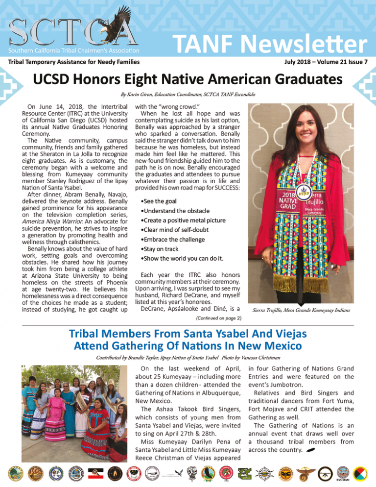 July 2018 Sctca Tanf Newsletter Sctca
