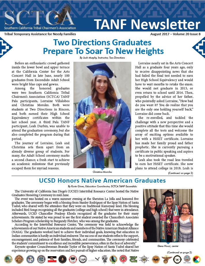 August 2017 Sctca Tanf Newsletter Sctca