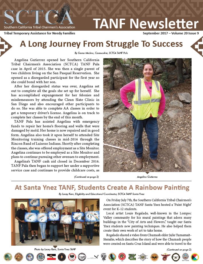 September 2017 Sctca Tanf Newsletter Sctca