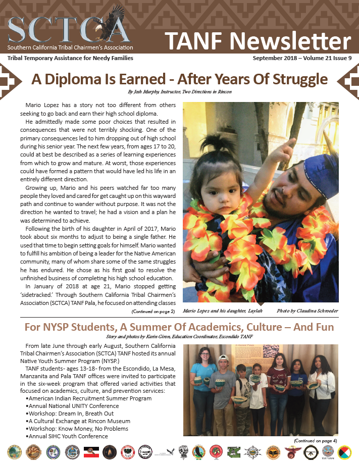 September 2018 Sctca Tanf Newsletter Sctca