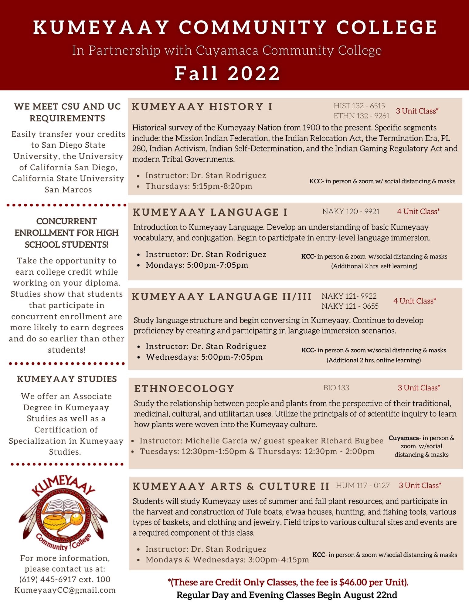 Events For August 22 2022 SCTCA